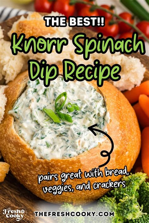 Spinach Dip Recipe Knorr - The Fresh Cooky