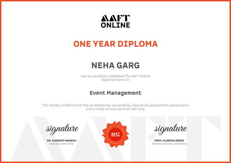 Diploma in Event Management Course Online | AAFT Online