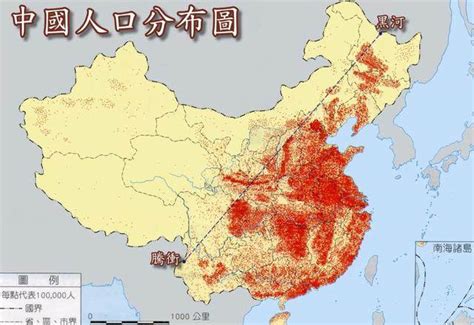 中国人口的分布特征