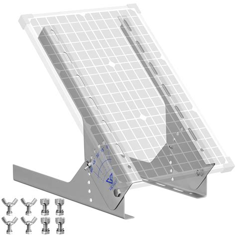 Voltset Solar Panel Mount Stand: 13.8in Immortal Steel Adjustable Angle ...