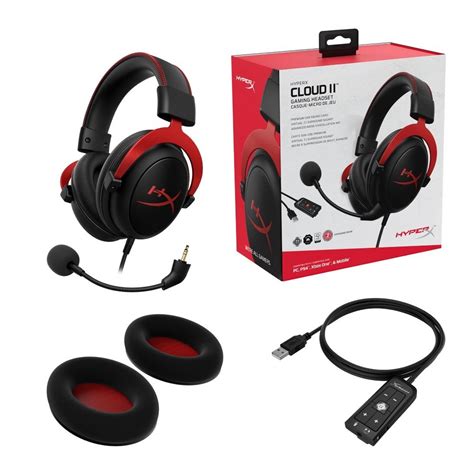 HyperX Cloud II Wired Over-Ear Gaming Headse+ Mic| Xcite