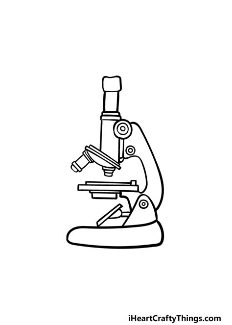 Image result for How to Draw a Microscope