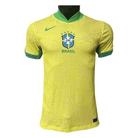 Brazil Home Authentic Soccer Jersey 2024 | Gogoalshop