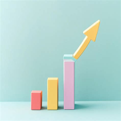 A yellow arrow pointing up to a yellow arrow | Premium AI-generated image
