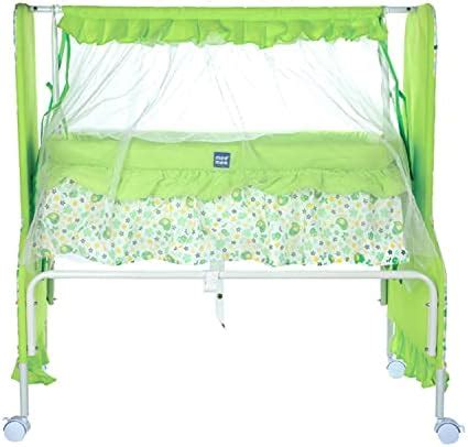 Buy Mee Mee Baby Cradle (Metal, Green) Online at Low Prices in India ...