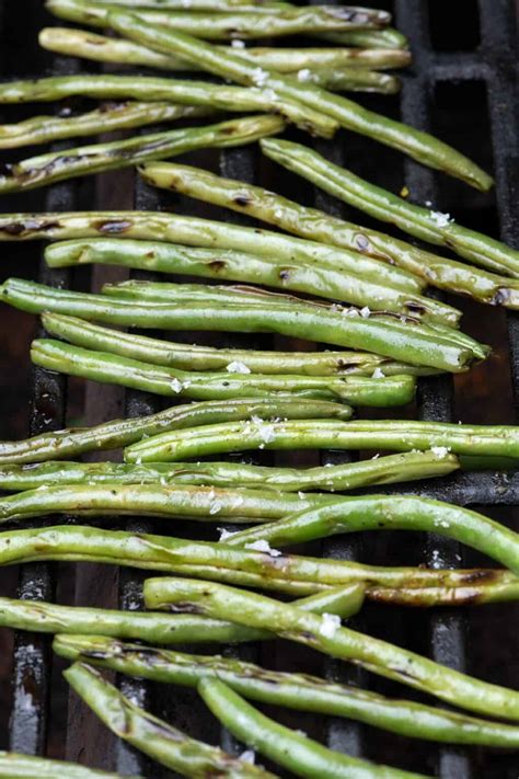 Fresh Grilled Green Beans - Feel Good Foodie