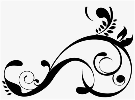 Swirl Designs Png Free Download Best Swirl Designs - Black And White ...