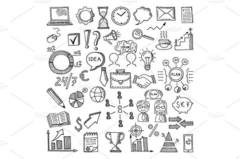 Business Vector Drawing Icon 的图像结果