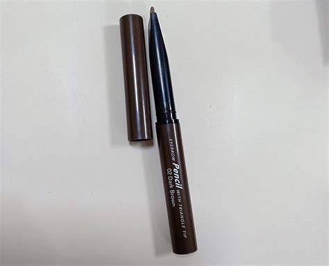 HZ Tried & Tested: Miniso Eyebrow Pencil With Triangular Tip (Dark ...