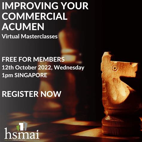 MASTERCLASS: Improving your Commercial Acumen | HSMAI Asia Pacific