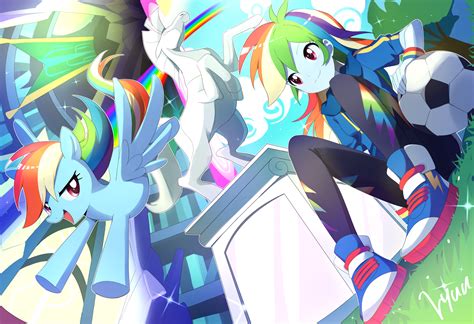 Equestria Girls Rainbow Dash Anime