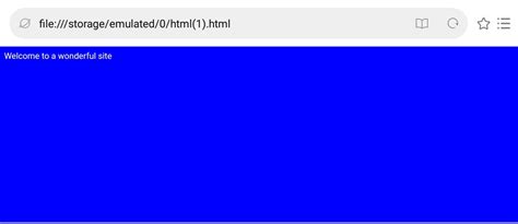 My First HTML Program 的图像结果