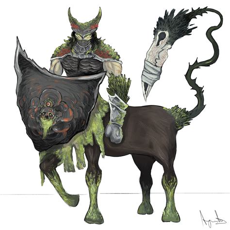 ArtStation - centaur design