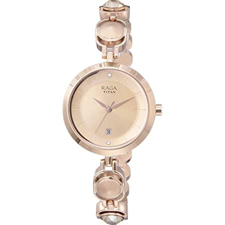 Titan Raga Viva Analog Rose Gold Dial Women's Watch-NL2606WM01 ...
