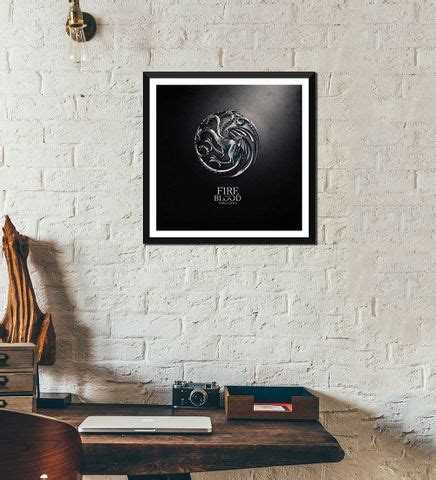 Dragon Sigil Of House Targaryen - Fire And Blood - Game Of Thrones ...