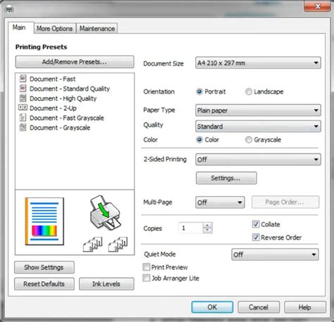 Image result for Print Control Setting