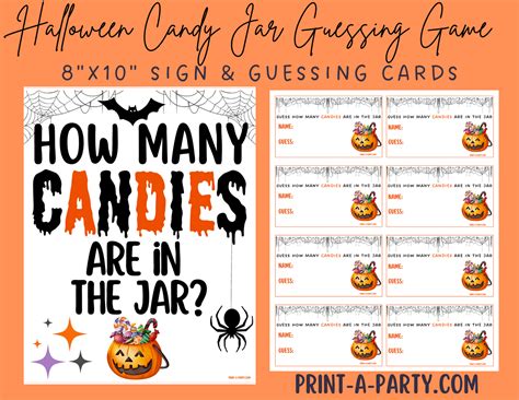 CANDY JAR GUESSING GAME - HALLOWEEN CANDY | How many candies are in ja ...