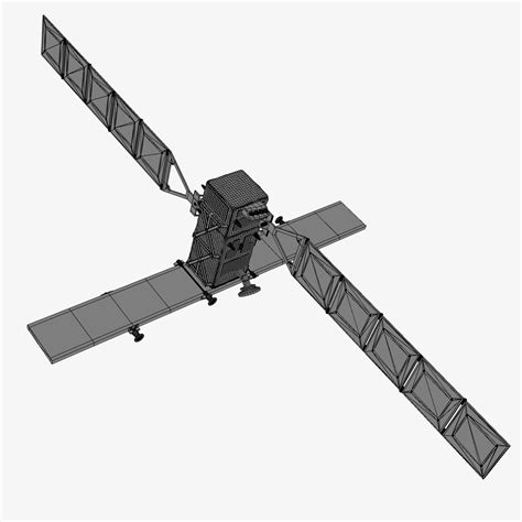 前哨1地球观测卫星 3D模型 $54 - .lwo .xsi .obj .fbx - Free3D