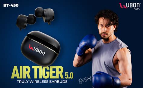 UBON BT-450 Truly Wireless TWS in Ear Earbuds with Mic Playback Up to ...