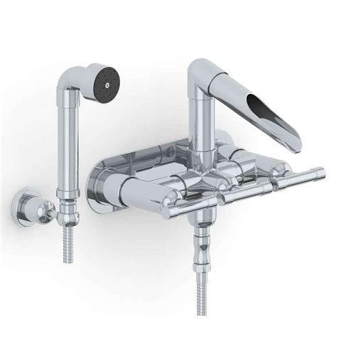 Wall-mount Waterfall Bathtub Filler: Indulge in Luxury - Rustic Log ...