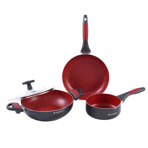 Buy Burlington 4 Pcs Cookware Set Online at Best Prices – Wonderchef India