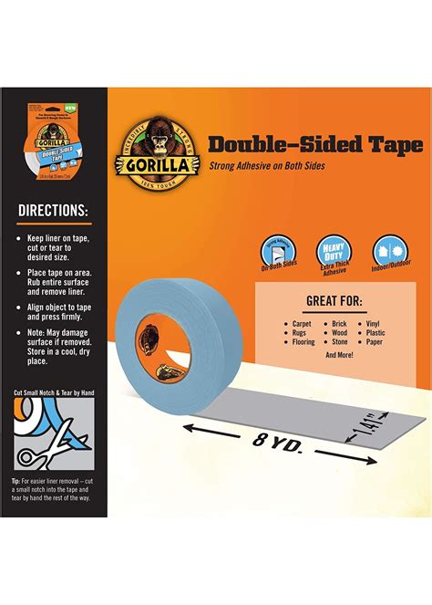 100925 - Gorilla Double Sided Tape - Hub Hobby