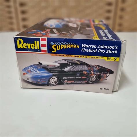 ***reduced*** BNIB Revell 85-7645 Superman Warren Johnson's Firebird Pro Stock Model Car (s)