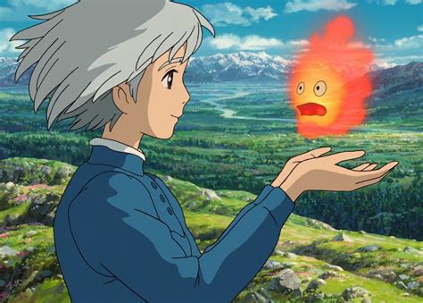 Sophie & Calcifer | Studio ghibli characters, Studio ghibli, Howl's ...