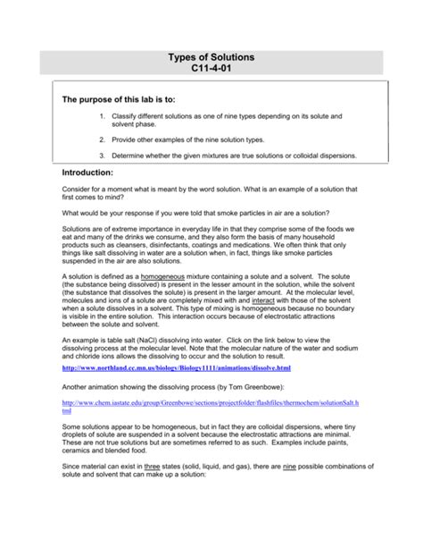 Image result for Sample Activity On Types of Solutions