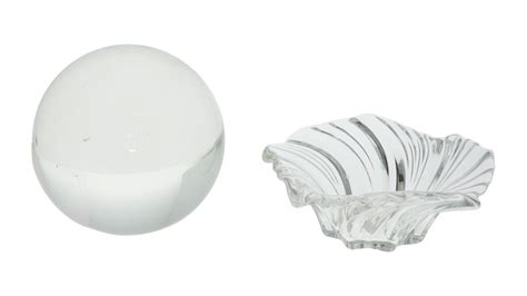 Playboy | Crystal Ball and Swirl Bowl From the Playboy Mansion West