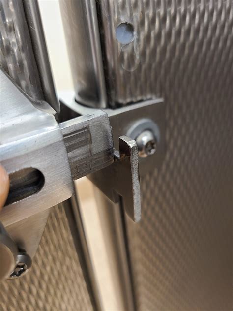 Walmart bathroom door lock. Fuck... : r/mildlyinfuriating