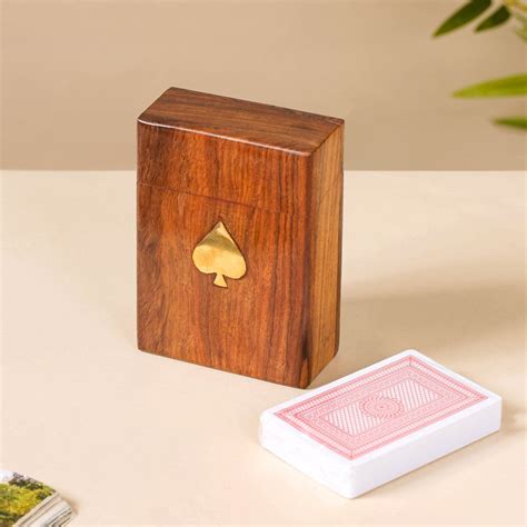 Wooden Playing Card Box Online - Premium Party Game | Nestasia