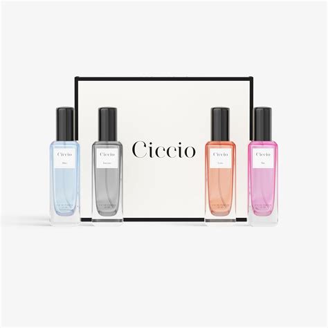 Buy CICCIO Luxury Unisex Eau De Parfum Gift Set 4 x 20ml for Men ...