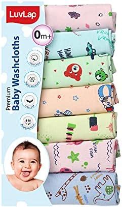 Buy MOM CARE Muslin Cotton Face Towels For Newborn Baby Extra Soft ...