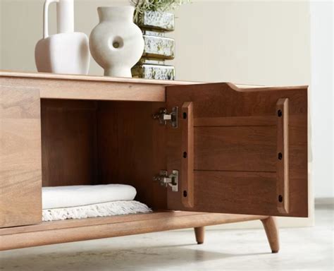 Bressels Solid Wood Two Door Two Drawer Cabinet