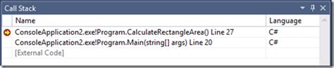 Debugging in Visual Studio 的图像结果