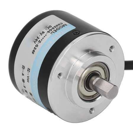 D10mm Hollow Shaft DC5-24V 1200 Pulses Incremental Photoelectric Rotary ...