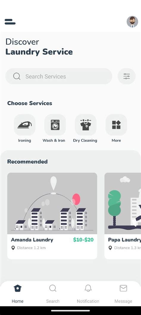 Sketchub • Laundry App Design Template