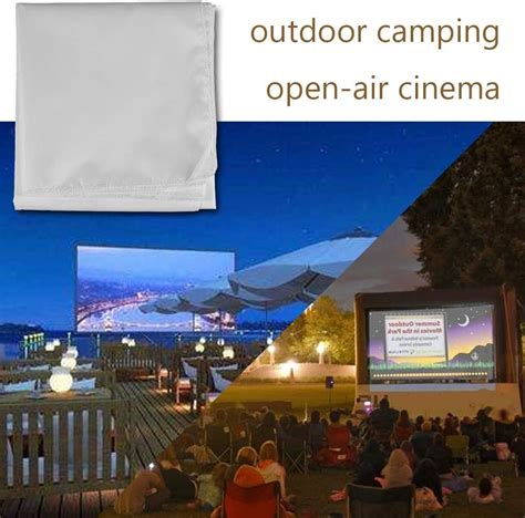 Buy ASHATA Projector Screen, Outdoor Projector Screen 16:9 60-120 Inch ...