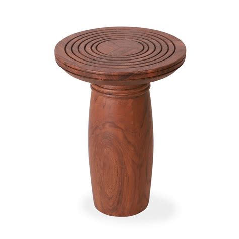 Silinda - Teak Side Table | Alankaram
