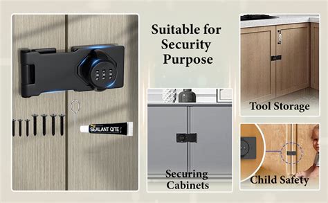 HASTHIP® Household Cabinet Password Hasp Locks,Cabinet Door Combination ...