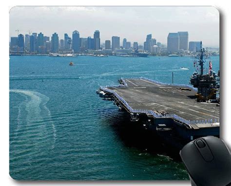Yanteng Mouse Pads,Aircraft Carrier USS Kitty Hawk Warship Gaming Mouse ...