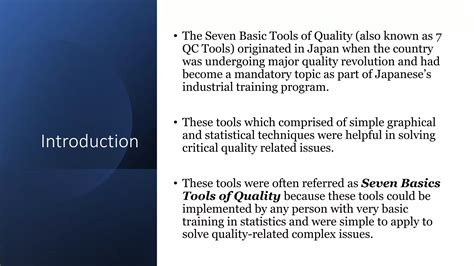 Image result for Quality Control of Basic Tools