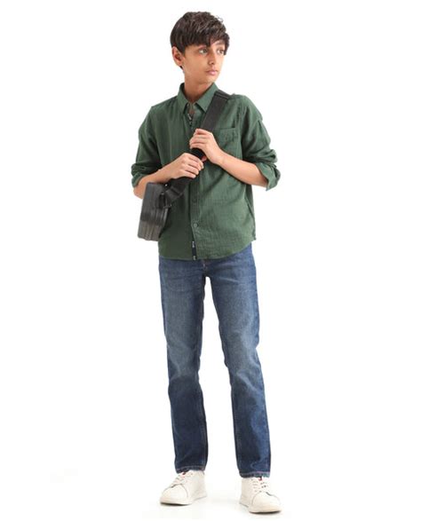 Buy Layerr Ls-K - Dusky Green Cotton Solid Shirt| Rare Ones