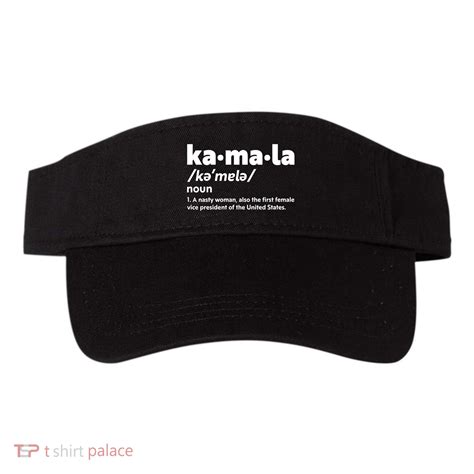 Kamala Harris Name Definition Vice President Visor | TShirtPalace