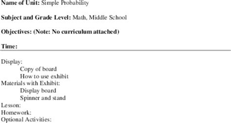 Image result for Probability Lesson Plan 7th Grade