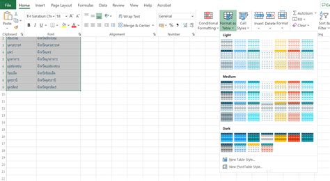 Excel Table 的图像结果