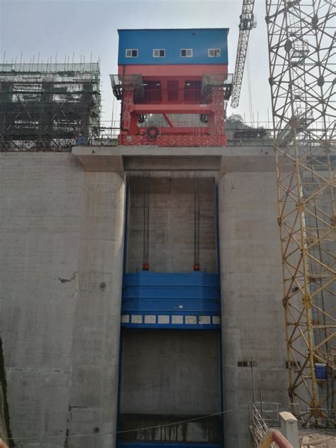 中国电力建设集团 水电建设 广东阳江抽水蓄能电站下水库顺利下闸蓄水