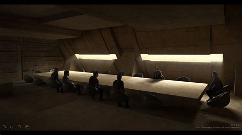 DUNE Arrakeen residency meeting room concept, Kamen Anev | Dune art ...