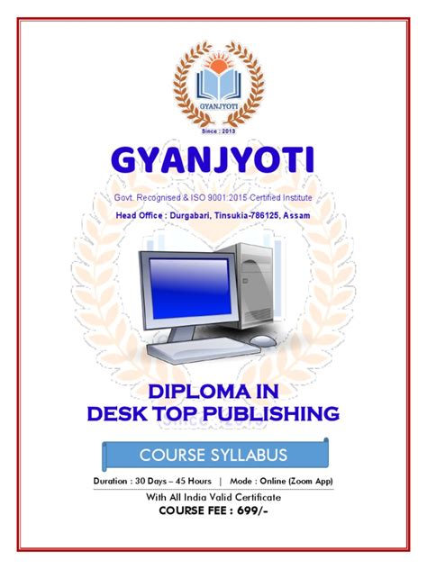 Image result for Computer DTP Course Syllabus